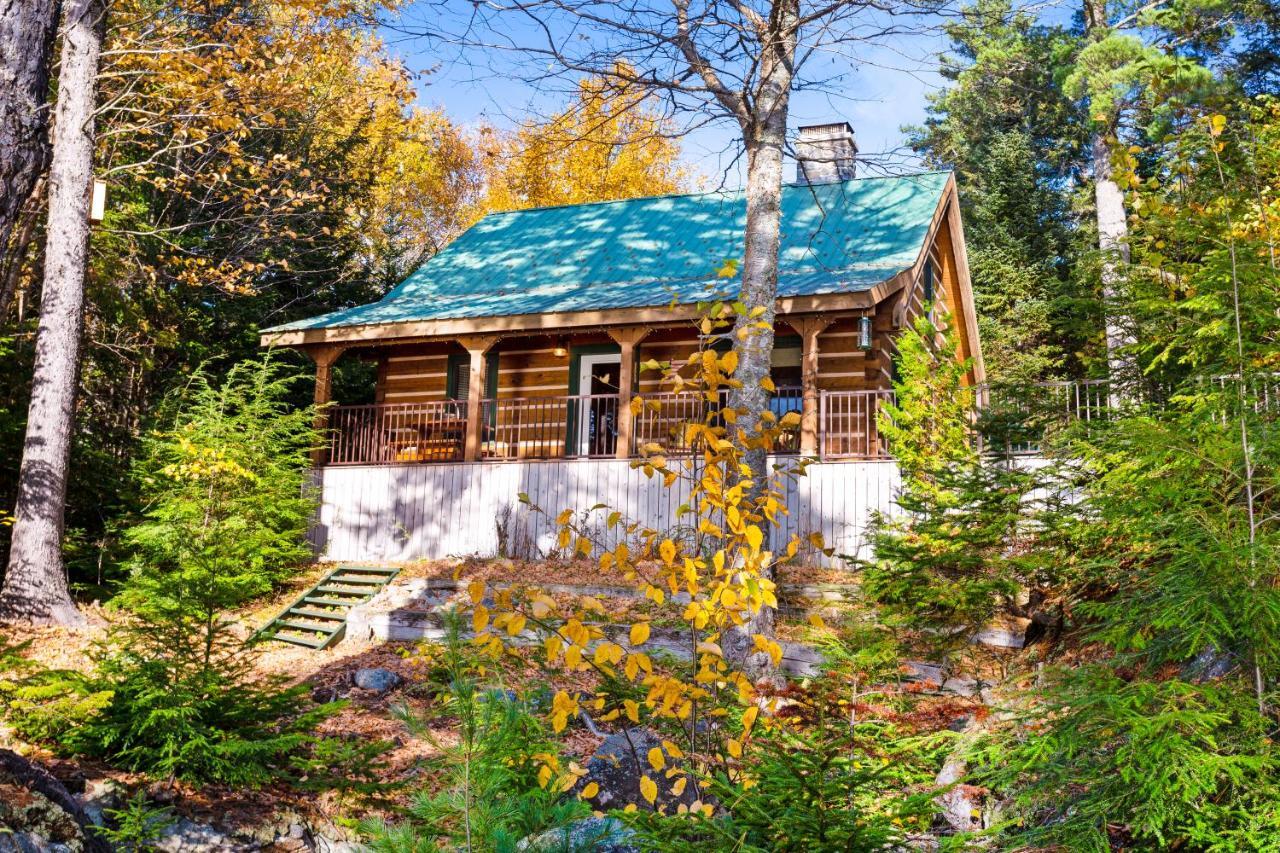 Canadian Cedar Log Cabin Villa Greenville Exterior photo